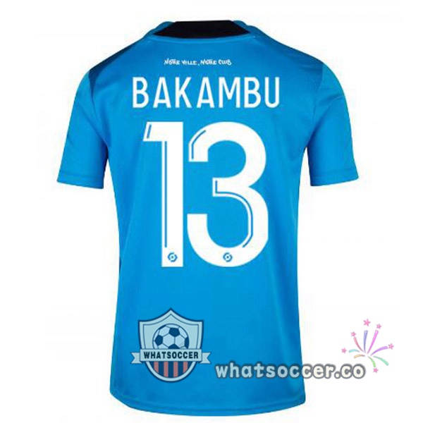 Olympique de Marseille (BAKAMBU 13) Third Soccer Jerseys Blue 2022-2023