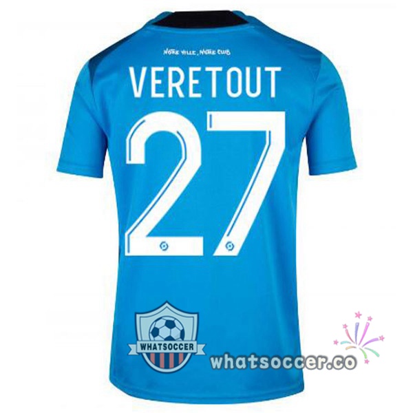 Olympique de Marseille (VERETOUT 27) Third Soccer Jerseys Blue 2022-2023
