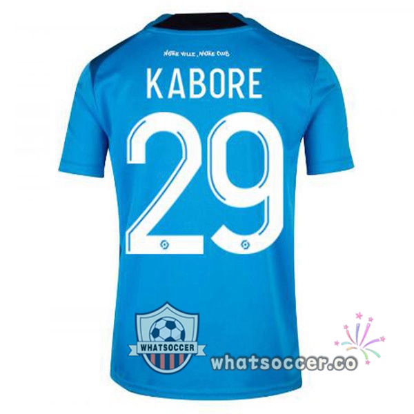 Olympique de Marseille (KABORE 29) Third Soccer Jerseys Blue 2022-2023