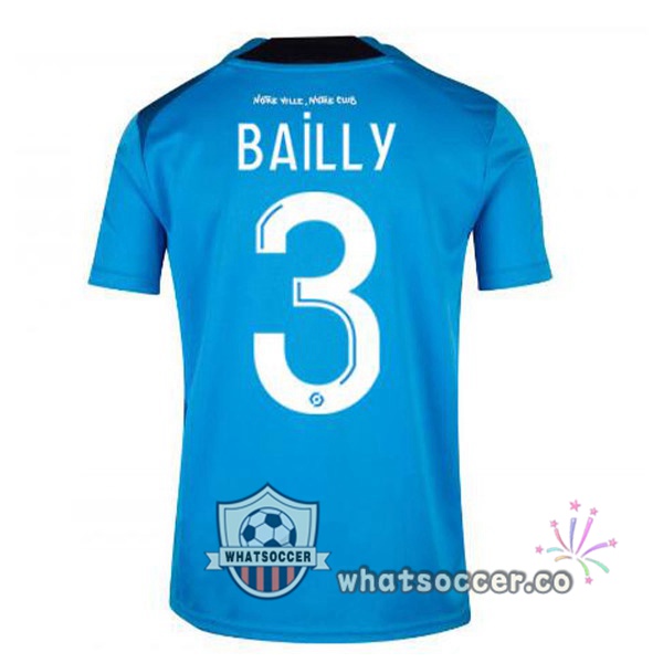Olympique de Marseille (BAILLY 3) Third Soccer Jerseys Blue 2022-2023