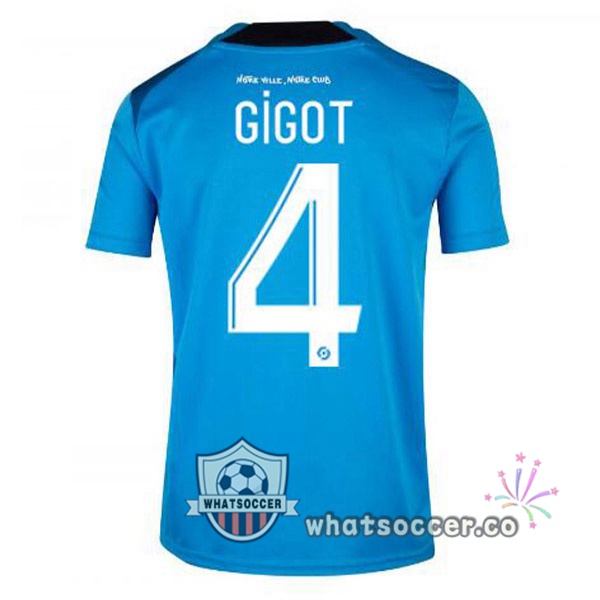 Olympique de Marseille (GIGOT 4) Third Soccer Jerseys Blue 2022-2023