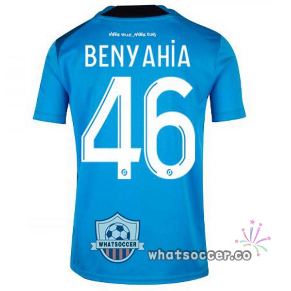 Olympique de Marseille (BENYAHIA 46) Third Soccer Jerseys Blue 2022-2023