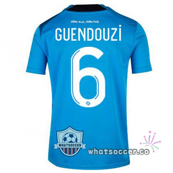 Olympique de Marseille (GUENDOUZI 6) Third Soccer Jerseys Blue 2022-2023