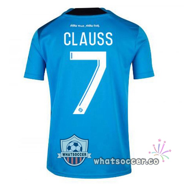 Olympique de Marseille (CLAUSS 7) Third Soccer Jerseys Blue 2022-2023
