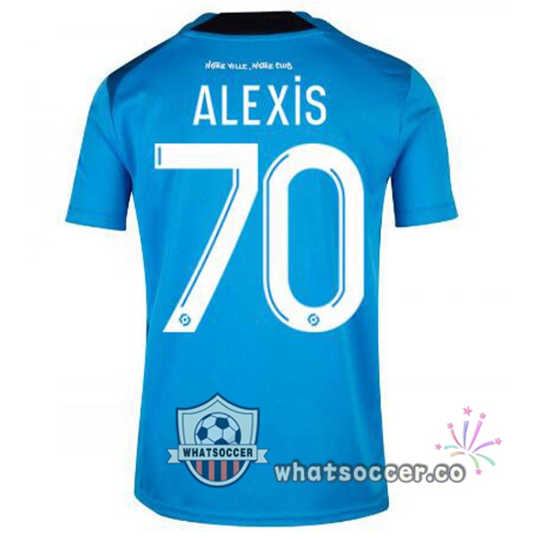 Olympique de Marseille (ALEXIS 70) Third Soccer Jerseys Blue 2022-2023