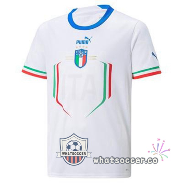 Italy Away Soccer Jerseys White 2022-2023