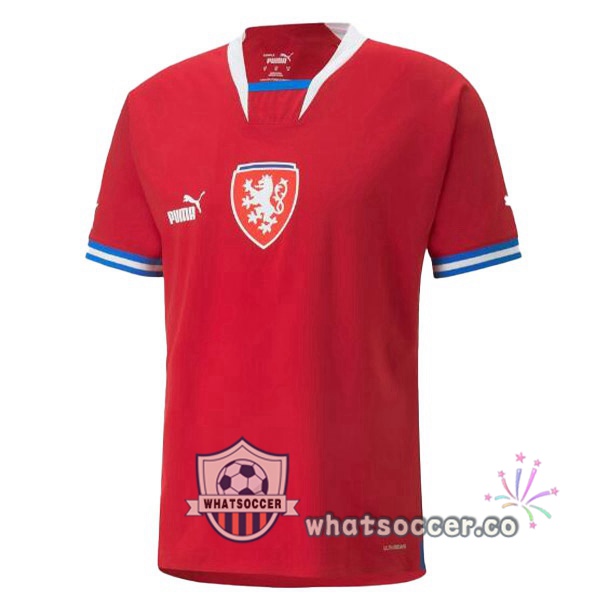 Czechia Home Soccer Jerseys Red 2022-2023