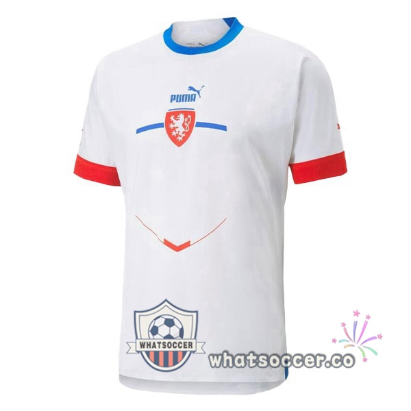 Czechia Away Soccer Jerseys White 2022-2023