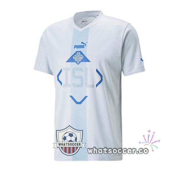 Iceland Away Soccer Jerseys White 2022-2023