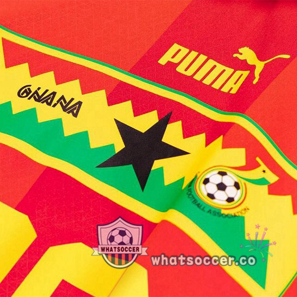 Ghana Away Soccer Jerseys Red 2022-2023