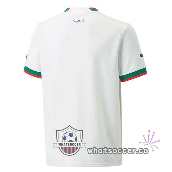 Morocco Away Soccer Jerseys White 2022-2023