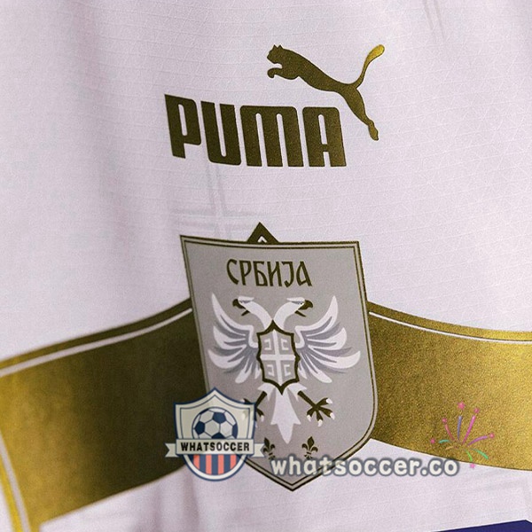 Serbia Away Soccer Jerseys White 2022-2023