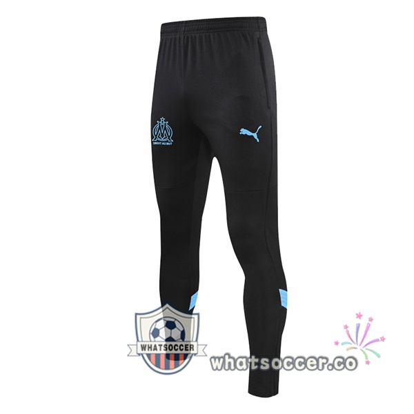 Olympique de Marseille Soccer Pants Black 2022-2023