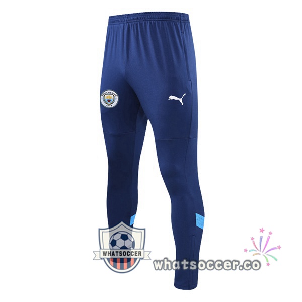 Manchester City Soccer Pants Blue 2022-2023