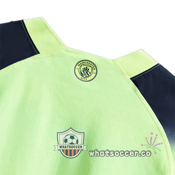 Manchester City Third Soccer Jerseys Green Black 2022-2023