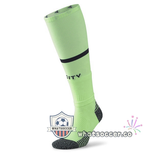 Manchester City Third Soccer Jerseys Green Black 2022-2023