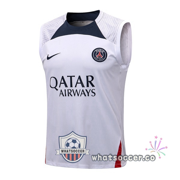 Paris PSG White Soccer Vest 2022-2023
