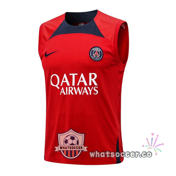 Paris PSG Red Soccer Vest 2022-2023