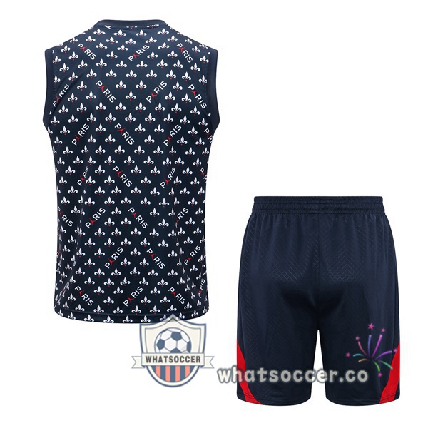 Paris PSG + Shorts Blue Royal Soccer Vest 2022-2023