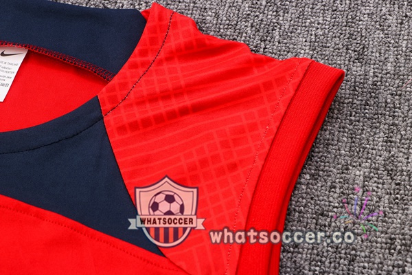 Paris PSG + Shorts Red Soccer Vest 2022-2023