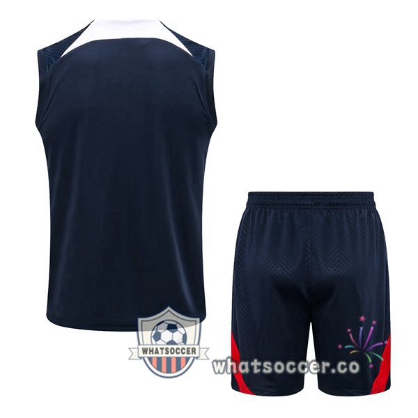 Paris PSG + Shorts Blue Royal Soccer Vest 2022-2023