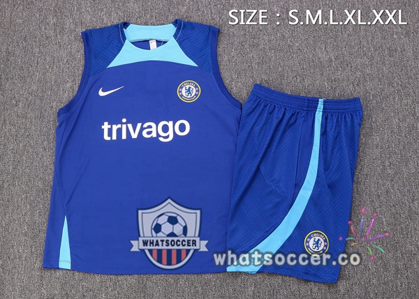 FC Chelsea + Shorts Blue Soccer Vest 2022-2023