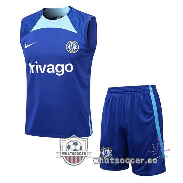 FC Chelsea + Shorts Blue Soccer Vest 2022-2023