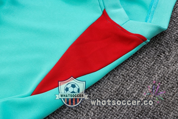 FC Barcelona + Shorts Green Soccer Vest 2022-2023