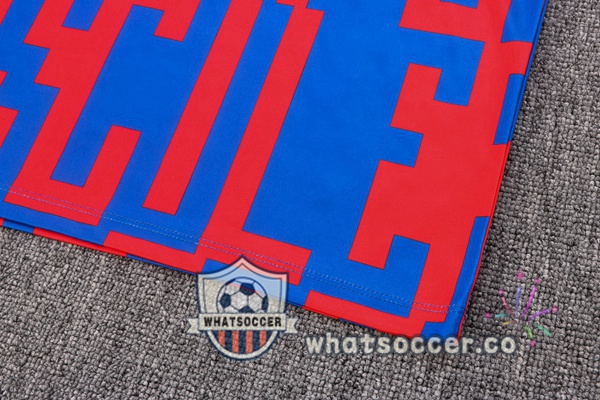 FC Barcelona + Shorts Blue Red Soccer Vest 2022-2023