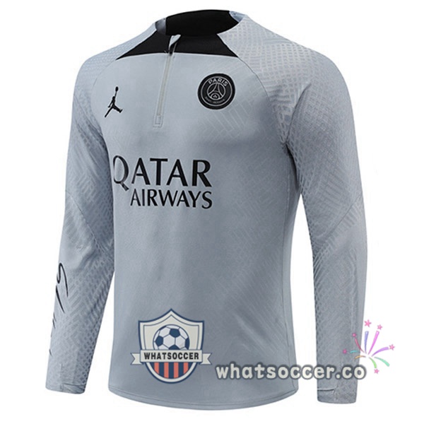 Paris PSG Soccer Sweater Gray 2022-2023
