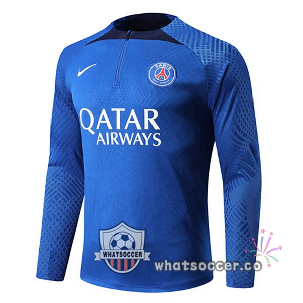 Paris PSG Soccer Sweater Blue 2022-2023