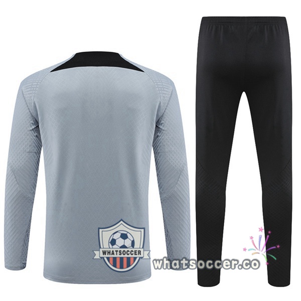 Paris PSG Gray Tracksuit 2022-2023