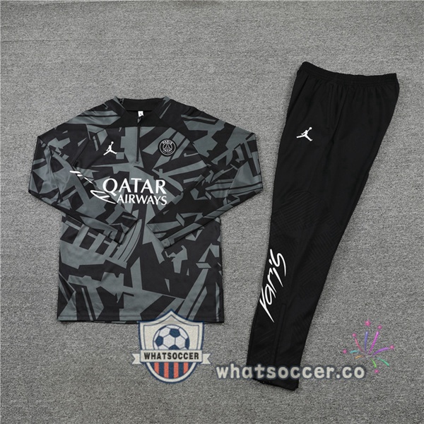 Paris PSG Black Tracksuit 2022-2023