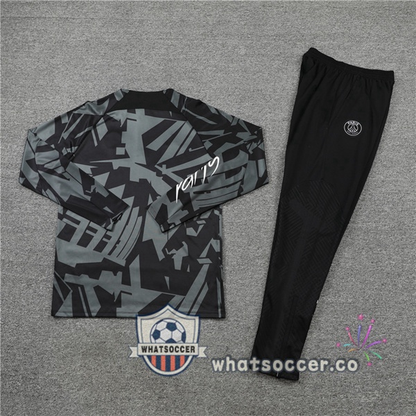 Paris PSG Black Tracksuit 2022-2023