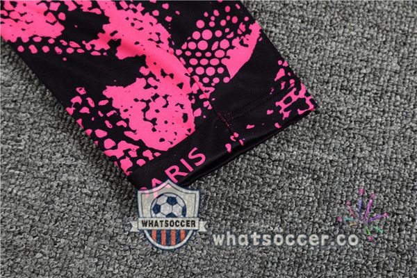 Paris PSG Rose Black Tracksuit 2022-2023