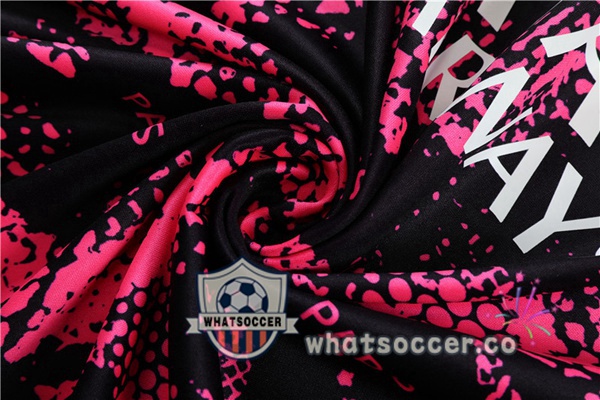 Paris PSG Rose Black Tracksuit 2022-2023