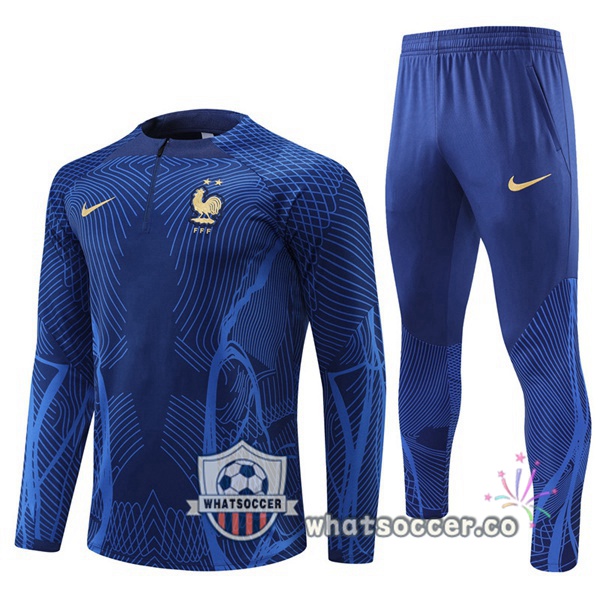 France Blue Tracksuit 2022-2023
