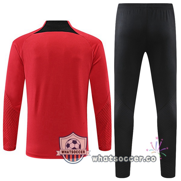 Paris PSG Red Tracksuit 2022-2023