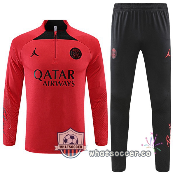 Paris PSG Red Tracksuit 2022-2023