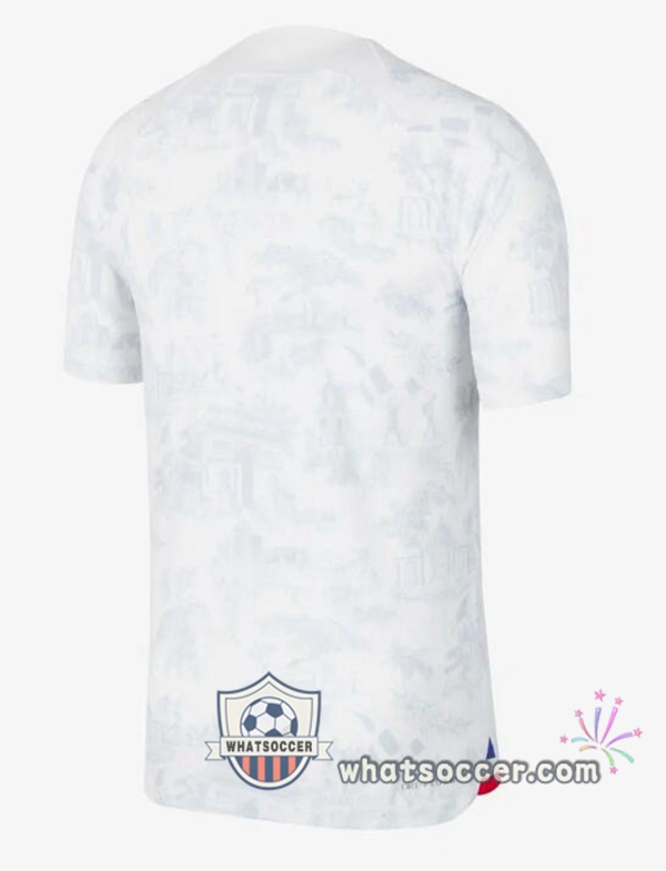 France Away Soccer Jerseys White 2022-2023