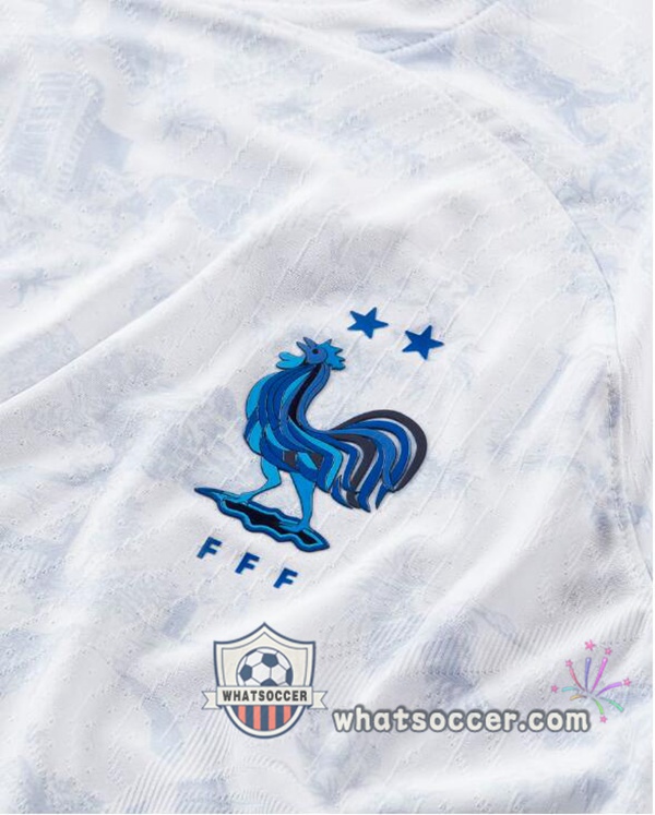 France Away Soccer Jerseys White 2022-2023