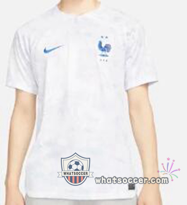 France Away Soccer Jerseys White 2022-2023