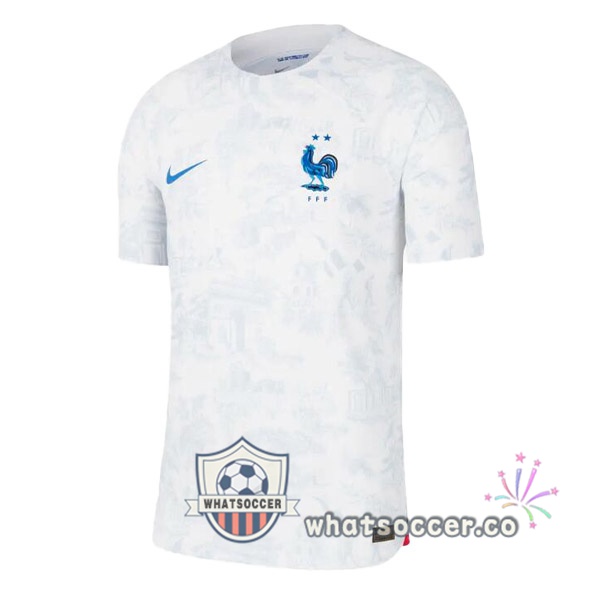 France Away Soccer Jerseys White 2022-2023