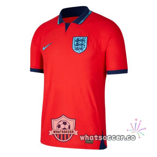 England Away Soccer Jerseys Red 2022-2023