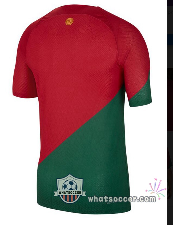Portugal Home Soccer Jerseys Red Green 2022-2023