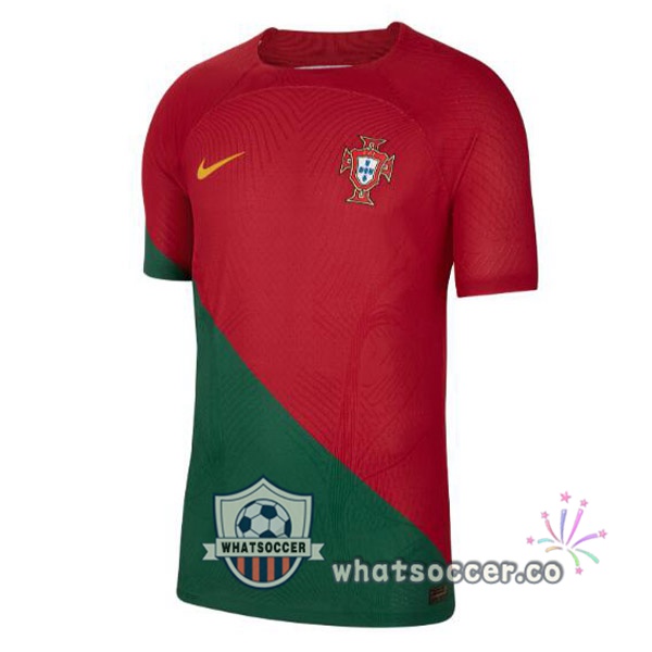 Portugal Home Soccer Jerseys Red Green 2022-2023