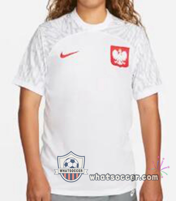 Poland Home Soccer Jerseys White 2022-2023