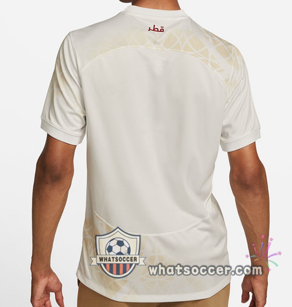 Qatar Away Soccer Jerseys White 2022-2023