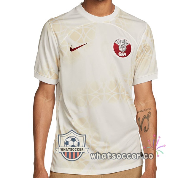 Qatar Away Soccer Jerseys White 2022-2023