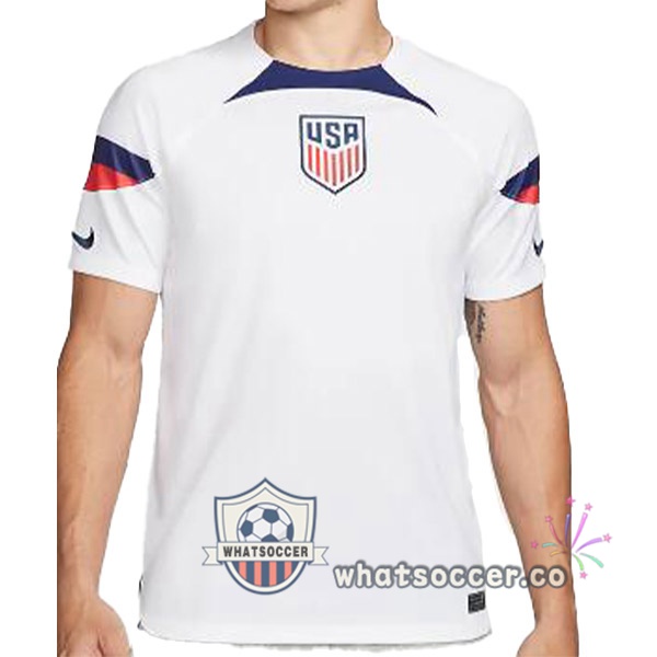 USA Home Soccer Jerseys White 2022-2023